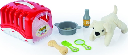 Attēls no Figurka Dolu Mój pierwszy zwierzak - Piesek z czerwonym kojcem (5003)