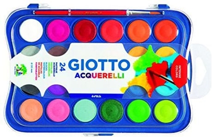 Attēls no Fila Farby akwarelowe 24kol GIOTTO ACQUERELLI 332000 - 332000 FILA