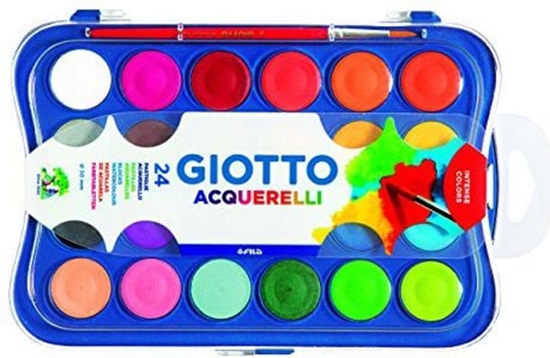 Изображение Fila Farby akwarelowe 24kol GIOTTO ACQUERELLI 332000 - 332000 FILA