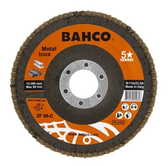 Picture of Flap disc INOX+Fe P80 125x22.23mm conical