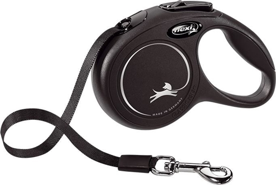 Изображение Flexi New Classic Smycz automatyczna tama XS 3m Czarna