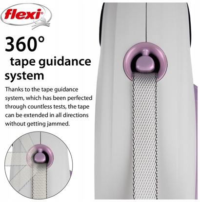 Attēls no Flexi Tama 7m Z regulacj Dugoci, Jasny fiolet