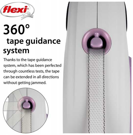 Picture of Flexi Tama 7m Z regulacj Dugoci, Jasny fiolet