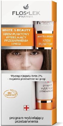 Attēls no Floslek White and Beauty Krem punktowy wybielajcy przebarwienia 20 ml