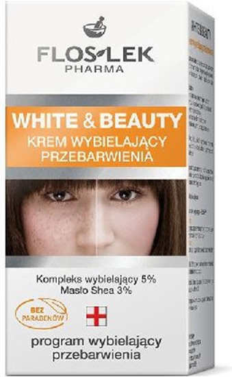 Picture of Floslek White and Beauty Krem wybielajcy przebarwienia 50 ml
