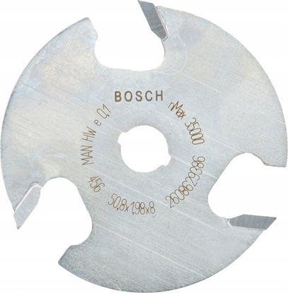 Изображение Frezarka Bosch Bosch disc groove cutter Expert for Wood, 50.8mm, working width 2mm (shank 8mm, three-edged)