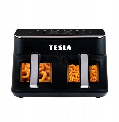 Attēls no Frytkownica beztuszczowa Tesla AirCook DualZone Q460 XXL Multifunkcyjny air fryer dwukomorowy 9l