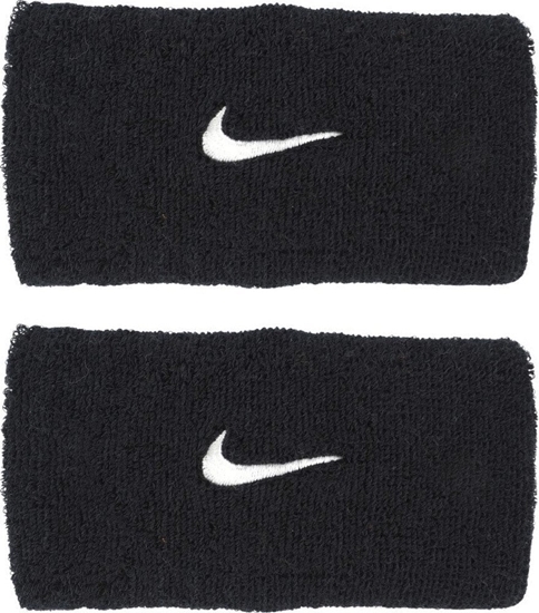 Picture of Frotki na rk Nike Swoosh Wristbands 2 szt. czarne N1012406010OS