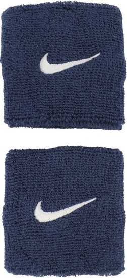 Picture of Frotki na rk Nike Swoosh Wristbands 2 szt. granatowe N1012405463OS