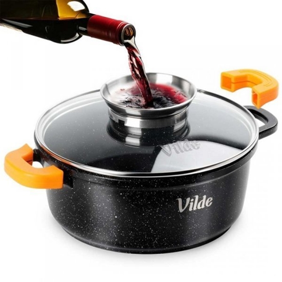 Picture of GARNEK GRANITOWY 2,1L 20cm Z POKRYW Z AROMATYZEREM TERRUNA 199104