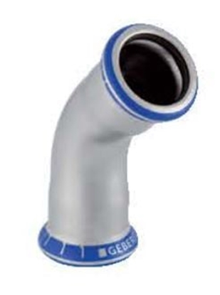 Picture of Geberit Kolano Mapress Edelstahl 45° 54mm - 32608