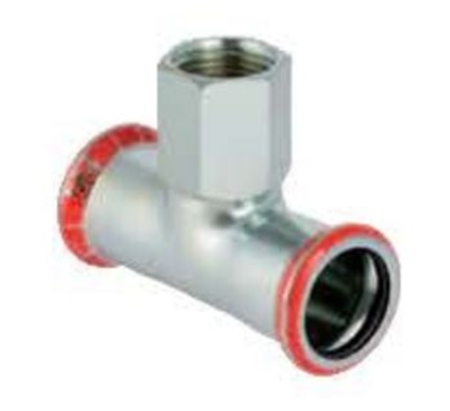 Изображение Geberit Trójnik MAPRESS C-STAHL 35mm x GW 1/2" - 21312