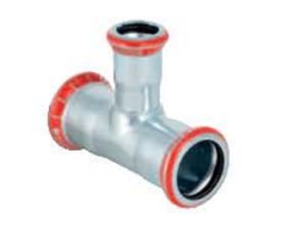 Изображение Geberit Trójnik redukcyjny 18x15x18mm MAPRESS C-STAHL - 21204