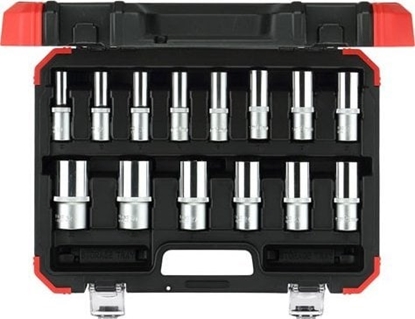 Picture of Gedore Gedore Red socket wrench set 1/2 hex 10-32 14 pieces - 3300008