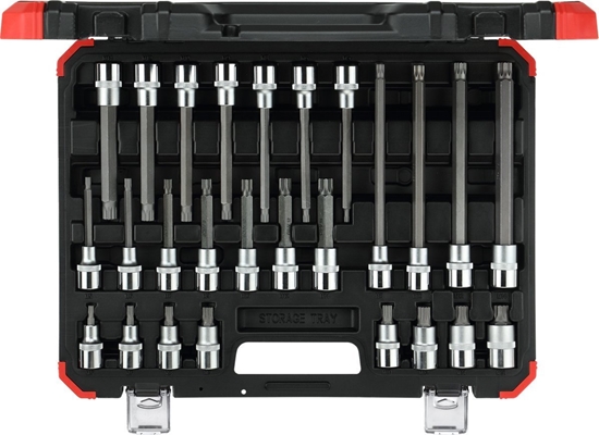 Picture of GEDORE red Screwdriver Bit Sockets 1/2  XZN 26-pieces