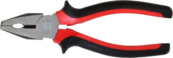 Picture of Geko Kombinerki niklowane 160mm czerwono-czarne (G01620)