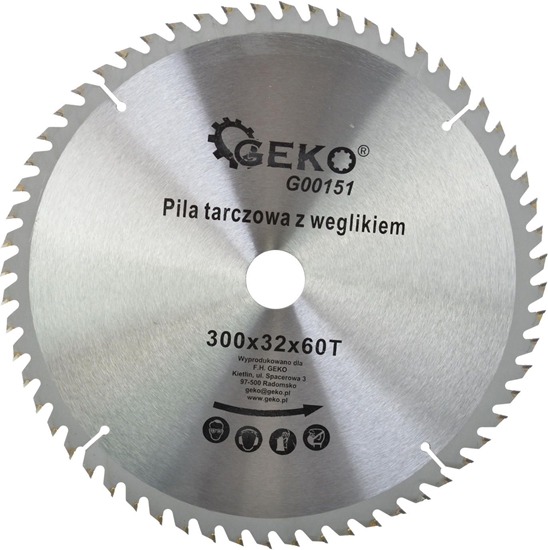 Picture of Geko Tarcza do drewna 300x32x60T(20)