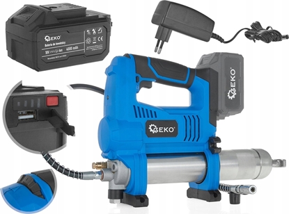 Attēls no Geko Towotnica akumulatorowa Li-ion 18V  zestaw walizka + adowarka + AKU 4.0Ah (3)