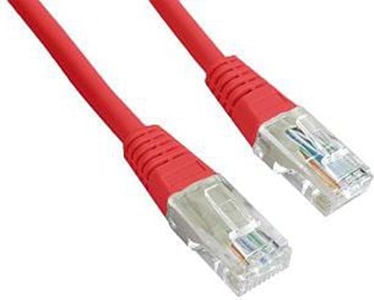 Изображение Gembird patch cord RJ45, kat. 5e, UTP, 0.5m, czerwony (PP12-0.5M/R)