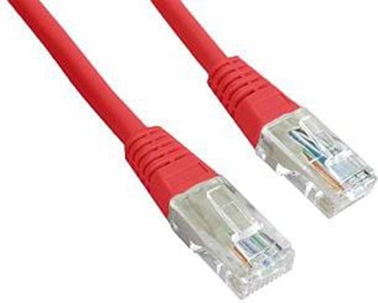 Изображение Gembird patch cord RJ45, kat. 5e, UTP, 0.5m, czerwony (PP12-0.5M/R)