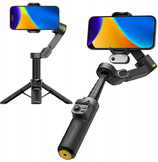 Picture of Gimbal Stabilizator ledzenie Ai Lampa Led Kijek Selfie Na Telefon / Aochuan / Smart X3