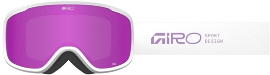 Picture of Giro Gogle zimowe CRUZ MAUVE STACKED (OTG) (Cylindrical) (Lustrzana szyba kolorowa AMBER PINK 19-42% S2) (NEW 2025/2026)