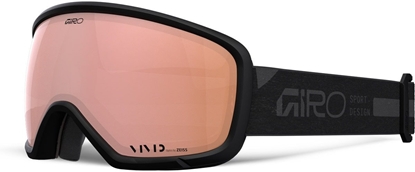 Attēls no Giro Gogle zimowe damskie GIRO MILLIE BLACK RAILS (Toric) (Lustrzana szyba kolorowa VIVID-Carl Zeiss ROSE GOLD 19-42% S2)
