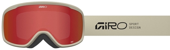 Picture of Giro Gogle zimowe GIRO CRUZ STONE STACKED (OTG) (Cylindrical) (Szyba lustrzana kolorowa AMBER SCARLET 19-42% S2)