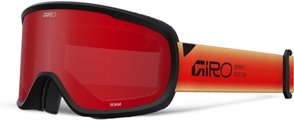 Attēls no Giro Gogle zimowe GIRO ROAM RED/BLACK FADED (OTG) (Cylindrical) (szyba bursztynowa scarlet 19-42% S2 + YELLOW 80-99% S0)