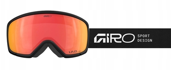 Picture of Giro Gogle zimowe RINGO BLACK STACKED (OTG) (Toric) (Lustrzana szyba kolorowa VIVID-Carl Zeiss EMBER 19-42% S2) (NEW 2025/2026)