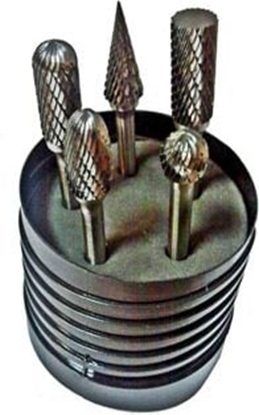 Attēls no Glob Komplet frezów z wglików spiekanych 12x60mm (GLOB-ZESTAW-5)