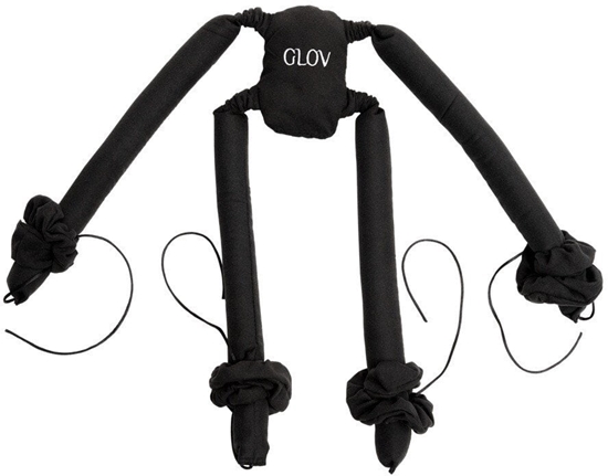 Изображение GLOV_Spider Set waki do kcenia wosów na zimno do wosów dugiej i redniej dugoci Black 4szt