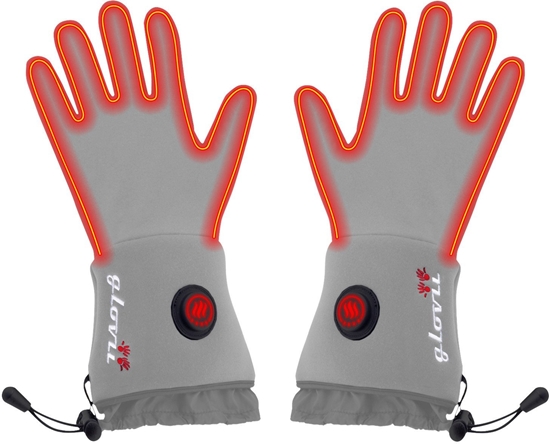 Picture of Glovii Ogrzewane rkawice uniwersalne jasnoszare r. L-XL