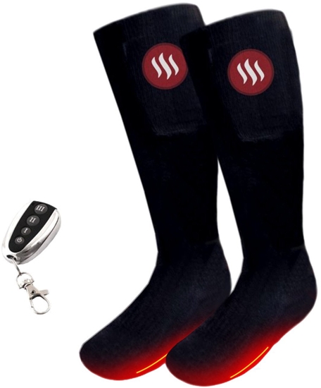 Picture of Glovii Skarpety Ogrzewane termoaktywne z pilotem czarne r. M (35-40)