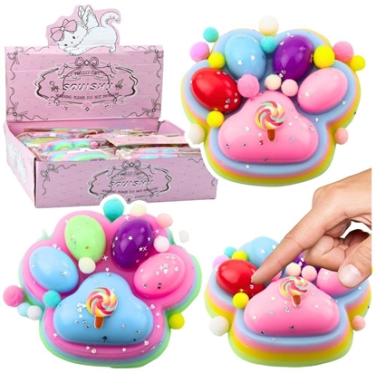 Attēls no Gniotek kocia apka antystresowy squishy MIX