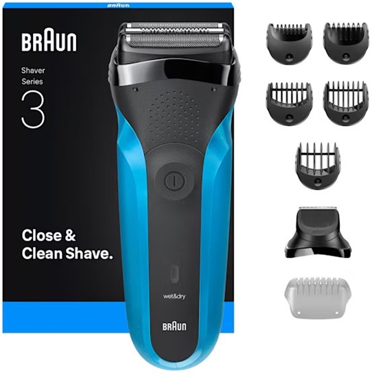 Picture of Golarka Braun Maszynka foliowa Przycinarka Czarny, Niebieski