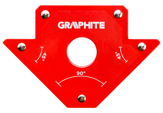 Picture of Graphite Spawalniczy ktownik magnetyczny 102x155x17mm 22,7kg - 56H902