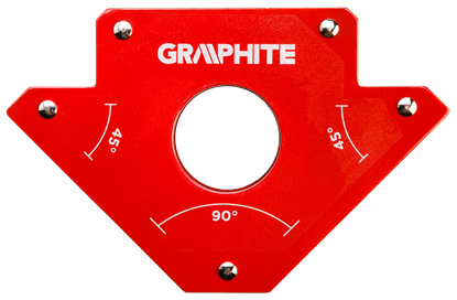 Attēls no Graphite Spawalniczy ktownik magnetyczny 122x190x25mm 34,0kg - 56H903