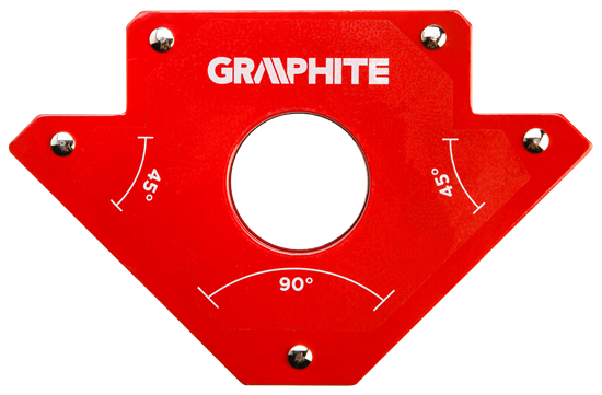 Picture of Graphite Spawalniczy ktownik magnetyczny 122x190x25mm 34,0kg - 56H903