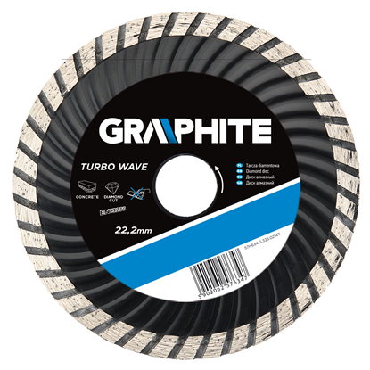 Picture of Graphite Tarcza diamentowa 115x22,2 mm turbo wave 57H632