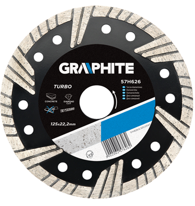 Picture of Graphite Tarcza diamentowa 180x22.2mm turbo 57H628