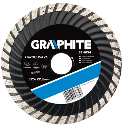 Picture of Graphite Tarcza diamentowa 230x22.2mm TURBO WAVE 57H638