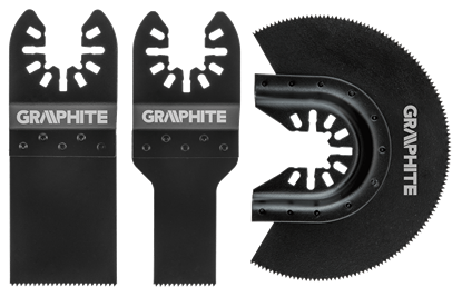 Picture of Graphite Zestaw brzeszczotów do drewna 3szt. (56H070)