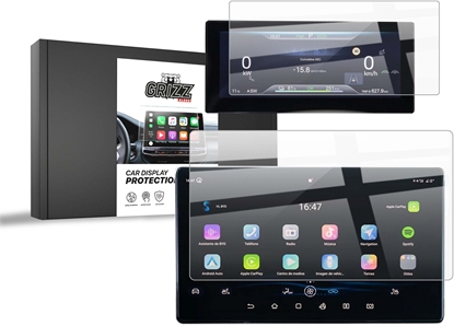 Изображение GrizzGlass Folia ceramiczna CarDisplay Protection do BYD ATTO 2 10,1" [2w1]