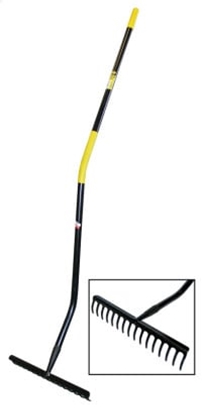 Изображение Grot Grabie wzmacniane 16 zbów z trzonkiem metalowym