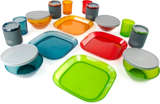 Изображение GSI Outdoors Naczynia INFINITY 4 PERSON DELUXE TABLESET (75400)