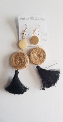 Attēls no GSM City KOLCZYKI IDEALNE NA PREZENT CZARNE(26)