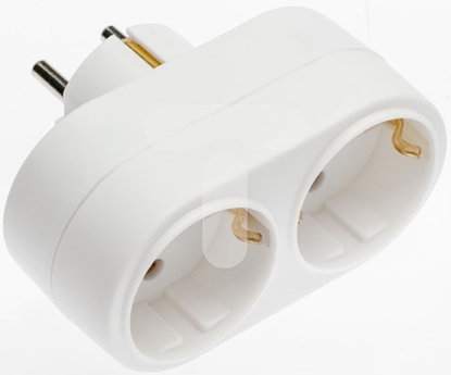 Picture of GTV Rozgaziacz wtyczkowy SCHUKO 2x 2P + Z (AE-SC0102-00)