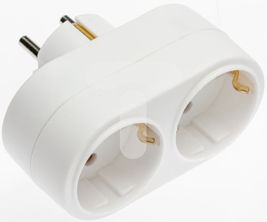 Picture of GTV Rozgaziacz wtyczkowy SCHUKO 2x 2P + Z (AE-SC0102-00)