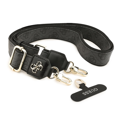 Изображение Guess Crossbody Strap PU 4G Metal Logo / Black